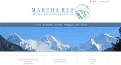 Desktop Screenshot of martharuf.ch