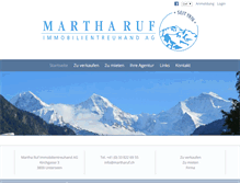 Tablet Screenshot of martharuf.ch